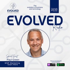 ERP122 - MSP Marketing Start Here — Evolved Radio podcast cover art