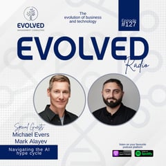 ERP127 - Navigating the AI hype cycle — Evolved Radio podcast cover art